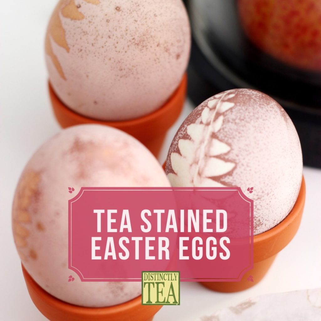 tea stained easter eggs