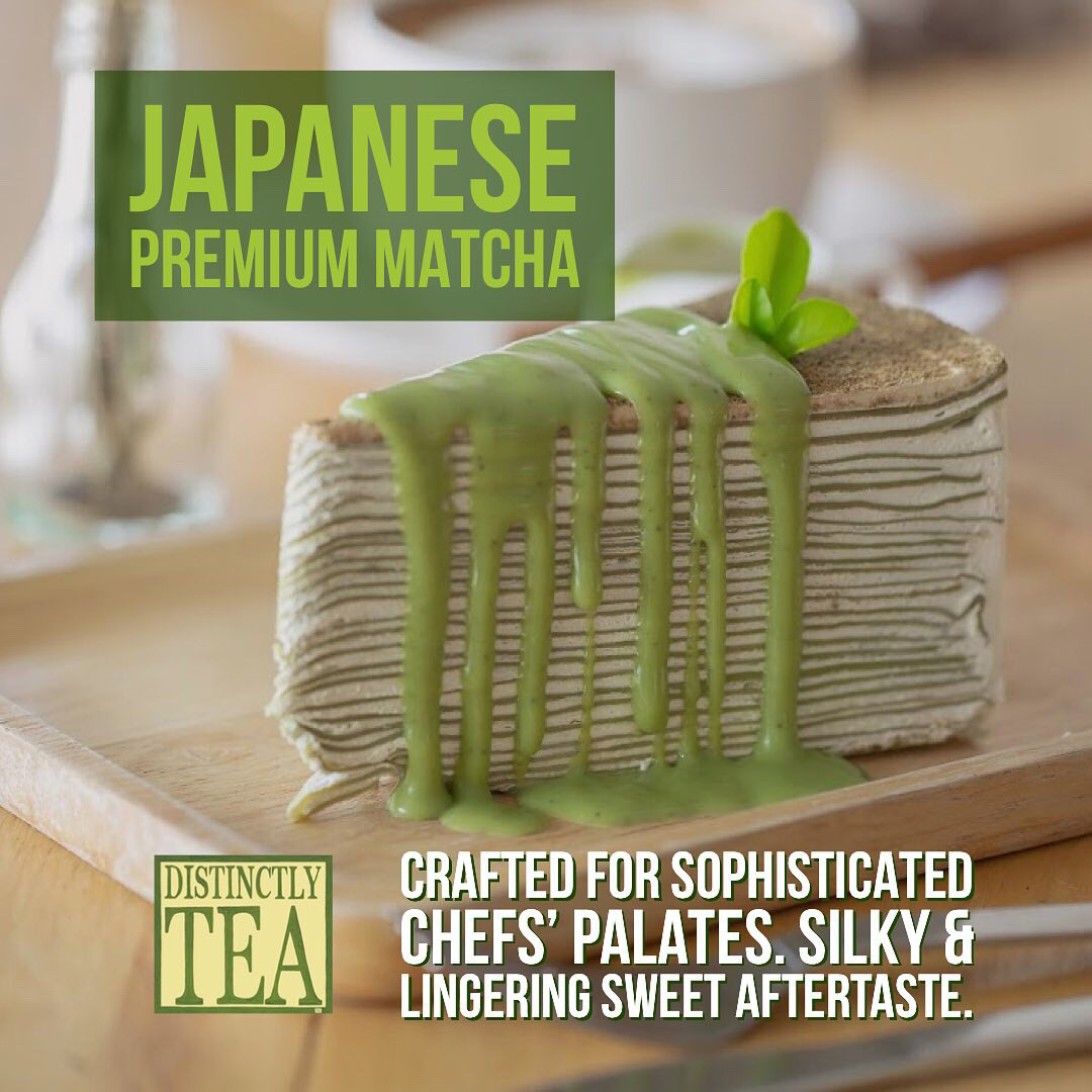 Organic Japanese shade-grown greentea Matcha powder - distinctly tea inc