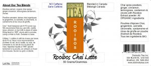 9202T Rooibos Chai Latte mix from Distinctly Tea inc
