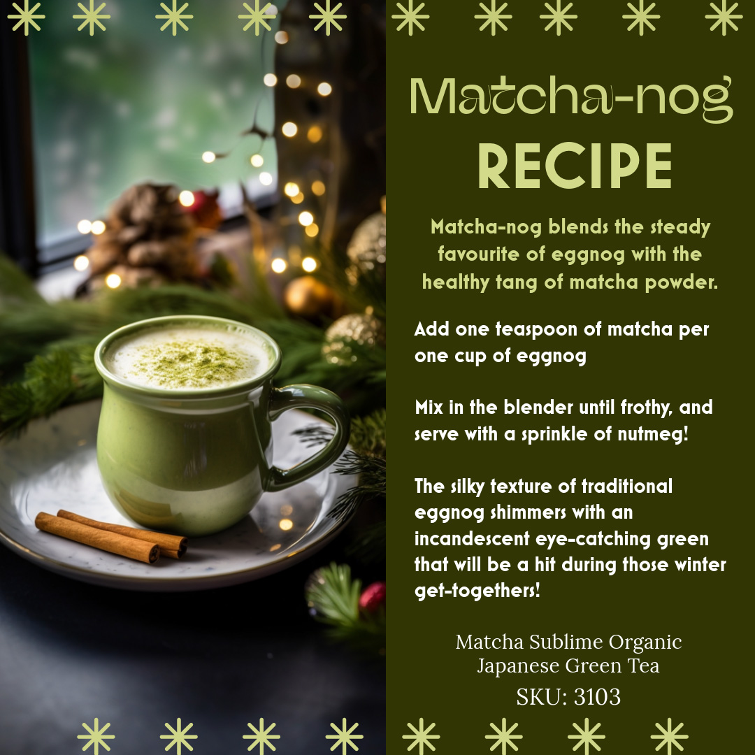 matcha-nog recipe from distinctly tea