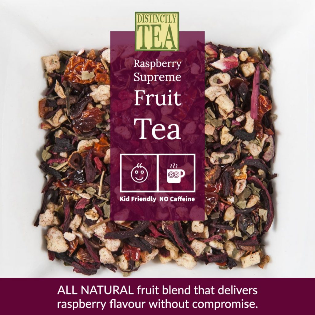 Raspberry Supreme Fruit tea from distinctly tea copy