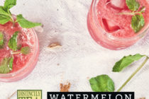 Watermelon Mint Slushie recipe from distinctly tea inc