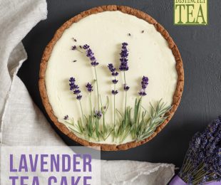Lavender tea cake recipe from distinctly tea inc