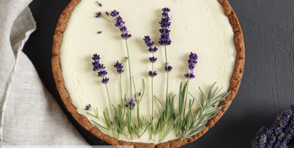 Lavender tea cake recipe from distinctly tea inc